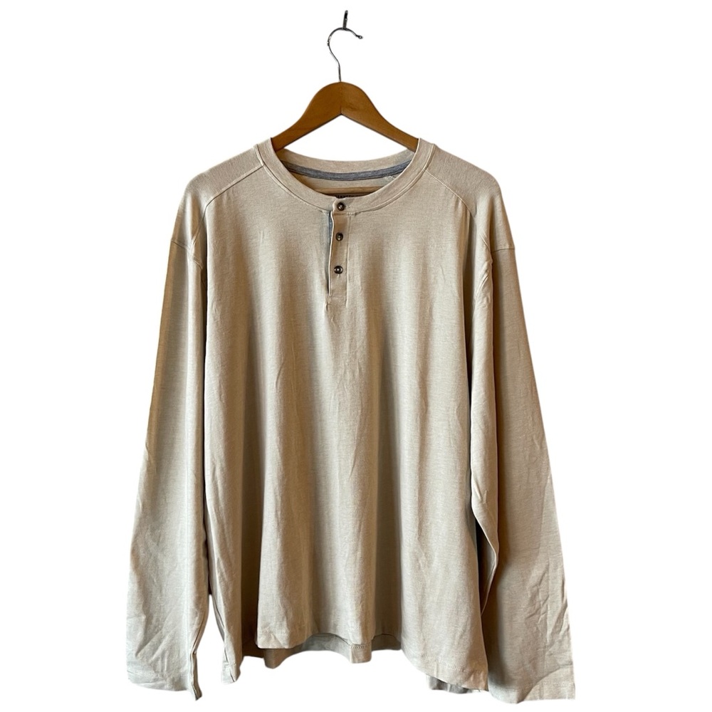Kennith Cole Techni-Cole Slim Fit Lightweight Knit Beige Shirt NWT 3X